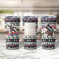Liberia Christmas On You Tumbler Cup Old Man Bayka - Pygmy Hippo - Liberia Map Djembe Drum