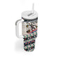Liberia Christmas On You Tumbler With Handle Old Man Bayka - Pygmy Hippo - Liberia Map Djembe Drum