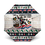 Liberia Christmas On You Umbrella Old Man Bayka - Pygmy Hippo - Liberia Map Djembe Drum