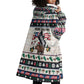 Liberia Christmas On You Wearable Blanket Hoodie Old Man Bayka - Pygmy Hippo - Liberia Map Djembe Drum