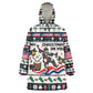 Liberia Christmas On You Wearable Blanket Hoodie Old Man Bayka - Pygmy Hippo - Liberia Map Djembe Drum