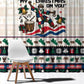 Liberia Christmas On You Window Curtain Old Man Bayka - Pygmy Hippo - Liberia Map Djembe Drum