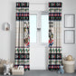 Liberia Christmas On You Window Curtain Old Man Bayka - Pygmy Hippo - Liberia Map Djembe Drum