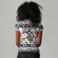 Liberia Christmas On You Women V-Neck T-Shirt Old Man Bayka - Pygmy Hippo - Liberia Map Djembe Drum