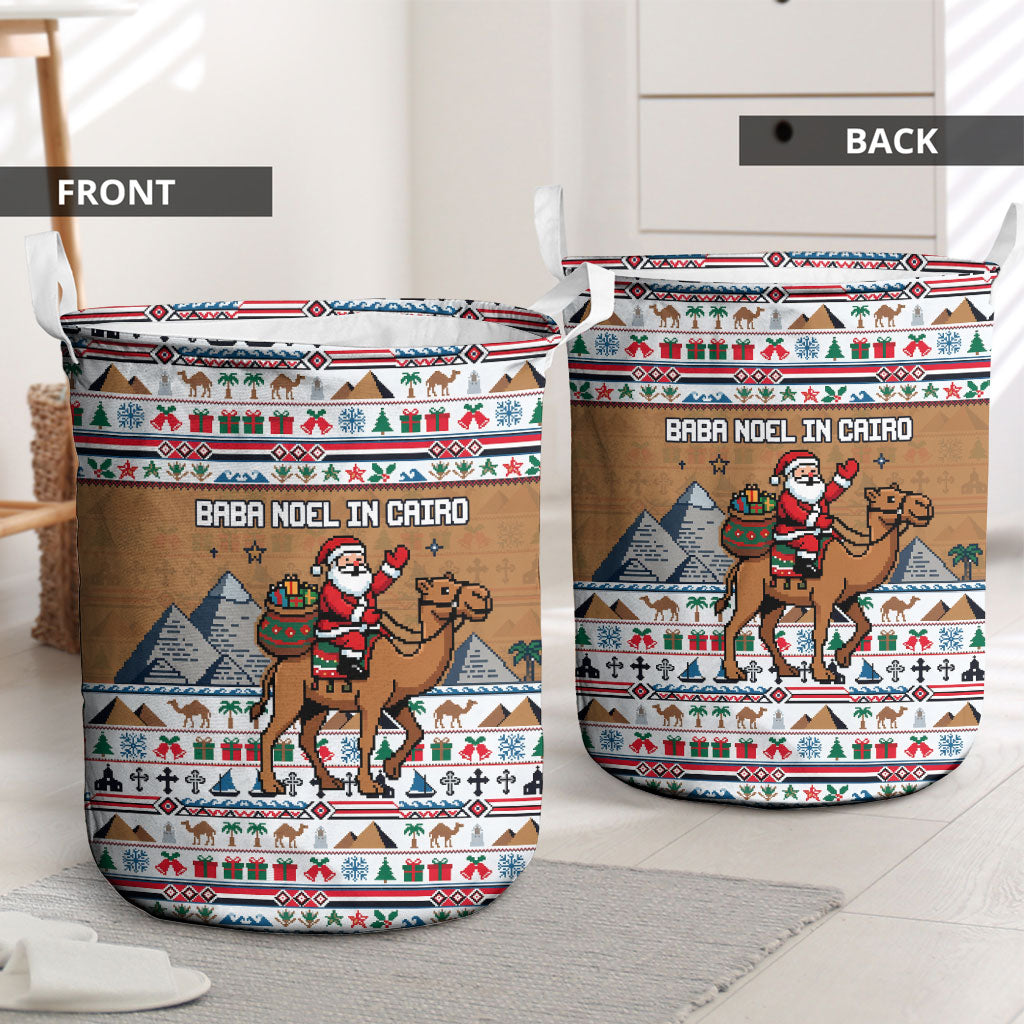 Egypt Christmas Baba Noel In Cairo Laundry Basket Santa On Camel Pyramids Coptic Church
