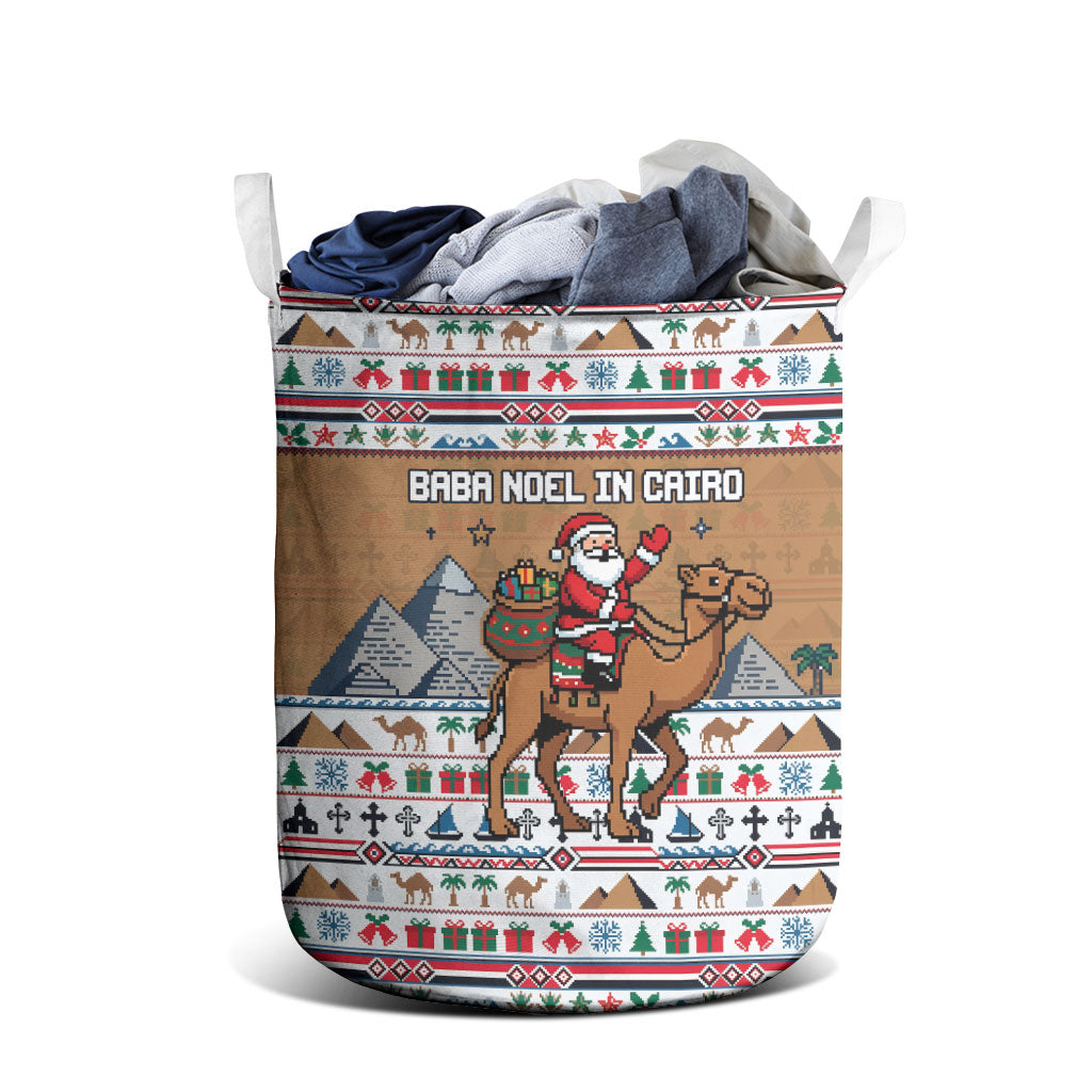 Egypt Christmas Baba Noel In Cairo Laundry Basket Santa On Camel Pyramids Coptic Church