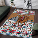 Egypt Christmas Baba Noel In Cairo Area Rug Santa On Camel Pyramids Coptic Church