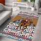 Egypt Christmas Baba Noel In Cairo Area Rug Santa On Camel Pyramids Coptic Church