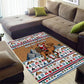 Egypt Christmas Baba Noel In Cairo Area Rug Santa On Camel Pyramids Coptic Church