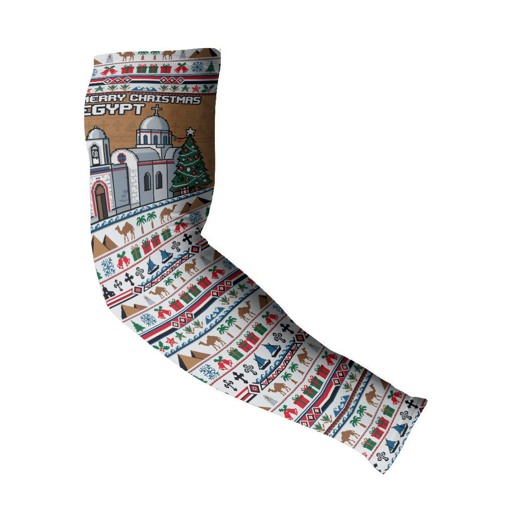 Egypt Christmas Baba Noel In Cairo Arm Sleeves Santa On Camel Pyramids Coptic Church