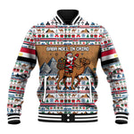 Egypt Christmas Baba Noel In Cairo Baseball Jacket Santa On Camel Pyramids Coptic Church