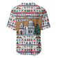 Egypt Christmas Baba Noel In Cairo Baseball Jersey Santa On Camel Pyramids Coptic Church