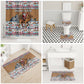 Egypt Christmas Baba Noel In Cairo Bathroom Set Santa On Camel Pyramids Coptic Church
