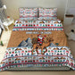 Egypt Christmas Baba Noel In Cairo Bedding Set Santa On Camel Pyramids Coptic Church