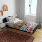 Egypt Christmas Baba Noel In Cairo Bedding Set Santa On Camel Pyramids Coptic Church