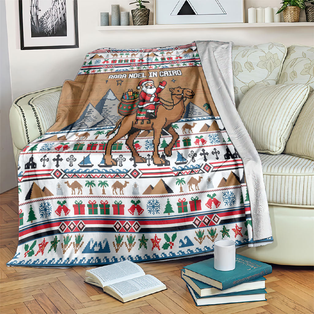 Egypt Christmas Baba Noel In Cairo Blanket Santa On Camel Pyramids Coptic Church