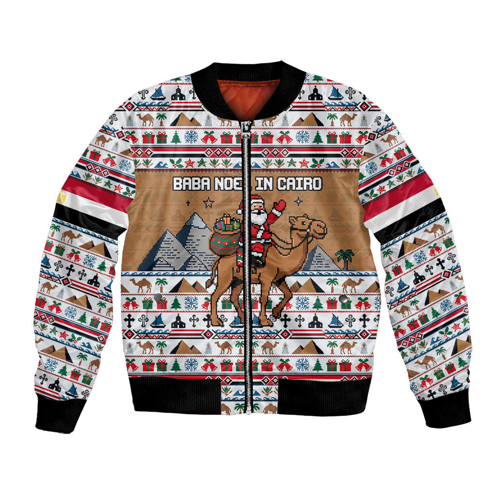 Egypt Christmas Baba Noel In Cairo Bomber Jacket Santa On Camel Pyramids Coptic Church