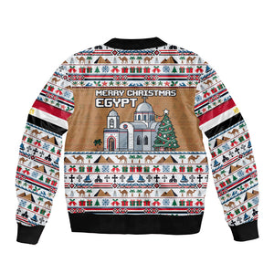 Egypt Christmas Baba Noel In Cairo Bomber Jacket Santa On Camel Pyramids Coptic Church
