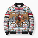 Egypt Christmas Baba Noel In Cairo Bomber Puffer Jacket Santa On Camel Pyramids Coptic Church