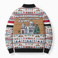 Egypt Christmas Baba Noel In Cairo Bomber Puffer Jacket Santa On Camel Pyramids Coptic Church