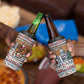 Egypt Christmas Baba Noel In Cairo 4 in 1 Can Cooler Tumbler Santa On Camel Pyramids Coptic Church