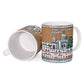 Egypt Christmas Baba Noel In Cairo Ceramic Mug Santa On Camel Pyramids Coptic Church