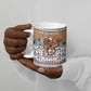 Egypt Christmas Baba Noel In Cairo Ceramic Mug Santa On Camel Pyramids Coptic Church