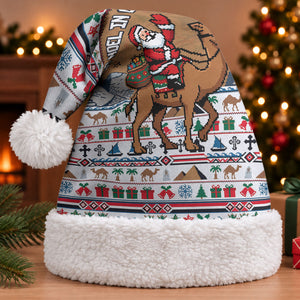 Egypt Christmas Baba Noel In Cairo Christmas Santa Hat Santa On Camel Pyramids Coptic Church