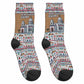 Egypt Christmas Baba Noel In Cairo Crew Socks Santa On Camel Pyramids Coptic Church
