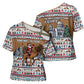 Egypt Christmas Baba Noel In Cairo Cross Shoulder Shirt Santa On Camel Pyramids Coptic Church