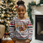 Egypt Christmas Baba Noel In Cairo Kid Ugly Christmas Sweater Santa On Camel Pyramids Coptic Church