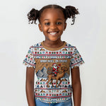 Egypt Christmas Baba Noel In Cairo Kid T shirt Santa On Camel Pyramids Coptic Church