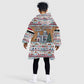 Egypt Christmas Baba Noel In Cairo Kid Wearable Blanket Hoodie Santa On Camel Pyramids Coptic Church