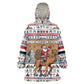 Egypt Christmas Baba Noel In Cairo Kid Wearable Blanket Hoodie Santa On Camel Pyramids Coptic Church