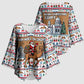 Egypt Christmas Baba Noel In Cairo Kimono Sleeve Blouse Santa On Camel Pyramids Coptic Church