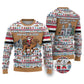 Egypt Christmas Baba Noel In Cairo Ugly Christmas Sweater Santa On Camel Pyramids Coptic Church