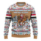Egypt Christmas Baba Noel In Cairo Ugly Christmas Sweater Santa On Camel Pyramids Coptic Church
