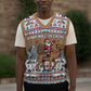 Egypt Christmas Baba Noel In Cairo Christmas Knitted V-Neck Vest Santa On Camel Pyramids Coptic Church