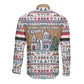 Egypt Christmas Baba Noel In Cairo Long Sleeve Button Shirt Santa On Camel Pyramids Coptic Church
