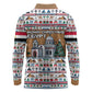 Egypt Christmas Baba Noel In Cairo Long Sleeve Polo Shirt Santa On Camel Pyramids Coptic Church