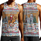 Egypt Christmas Baba Noel In Cairo Men Tank Top Santa On Camel Pyramids Coptic Church