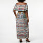 Egypt Christmas Baba Noel In Cairo Off Shoulder Maxi Dress Santa On Camel Pyramids Coptic Church