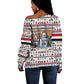 Egypt Christmas Baba Noel In Cairo Off Shoulder Sweater Santa On Camel Pyramids Coptic Church