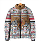 Egypt Christmas Baba Noel In Cairo Padded Jacket Santa On Camel Pyramids Coptic Church