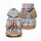 Egypt Christmas Baba Noel In Cairo Pet Hoodie Santa On Camel Pyramids Coptic Church