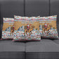 Egypt Christmas Baba Noel In Cairo Pillow Cover Santa On Camel Pyramids Coptic Church