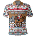 Egypt Christmas Baba Noel In Cairo Polo Shirt Santa On Camel Pyramids Coptic Church