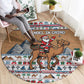 Egypt Christmas Baba Noel In Cairo Round Carpet Santa On Camel Pyramids Coptic Church