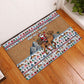 Egypt Christmas Baba Noel In Cairo Rubber Doormat Santa On Camel Pyramids Coptic Church