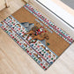 Egypt Christmas Baba Noel In Cairo Rubber Doormat Santa On Camel Pyramids Coptic Church